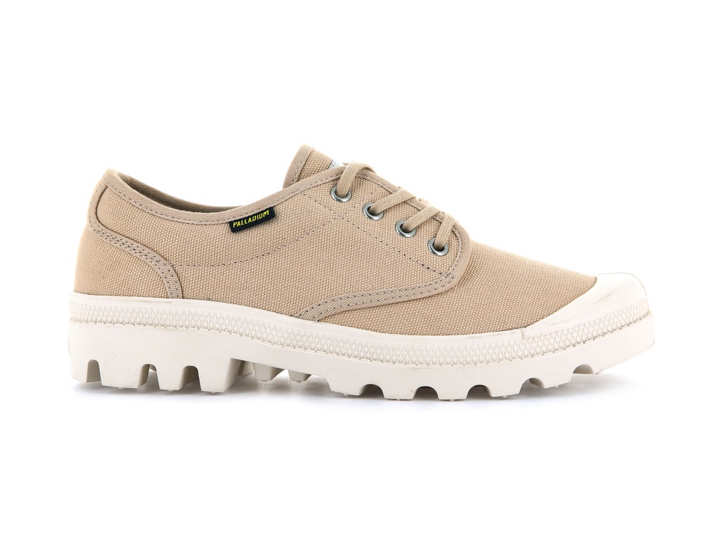 Zapatos Bajos Palladium PALLABROUSSE OXFORD Mujer Desert | Costa Rica-25087